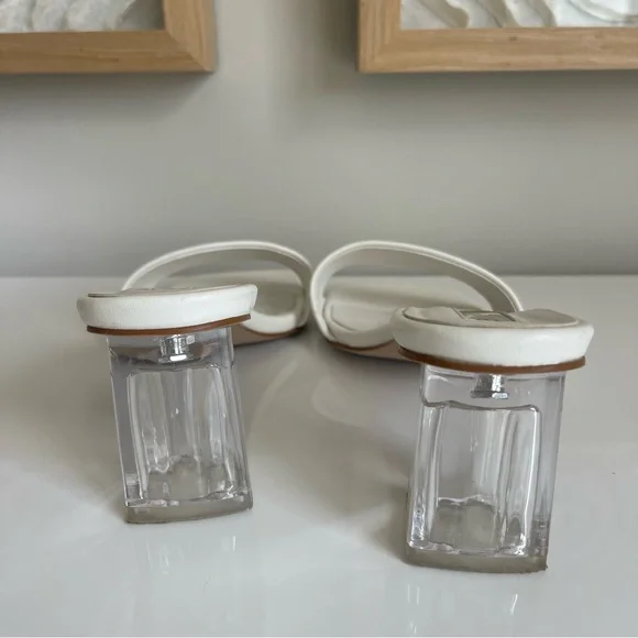 Billini White Mini Heels - Picture 7 of 8